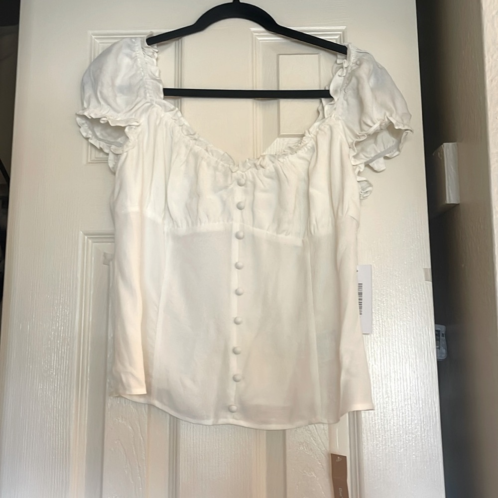 Cottage core blouse. Reformation